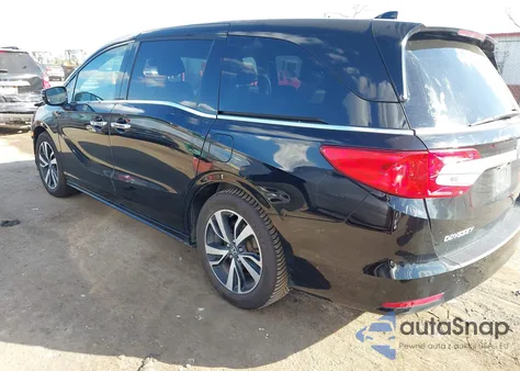 2018 Honda Odyssey Elite из США, поврежденный, VIN 5FNRL6H96JB047606